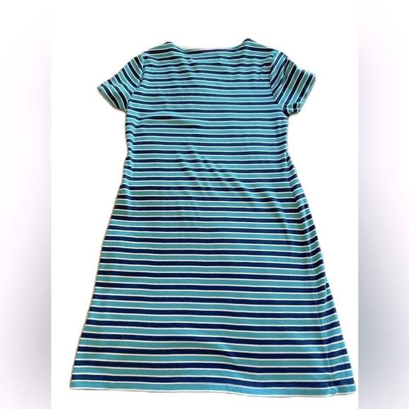 Tommy Hilfiger Cotton Stripe Shortsleeved Dress Size M - Picture 2 of 6